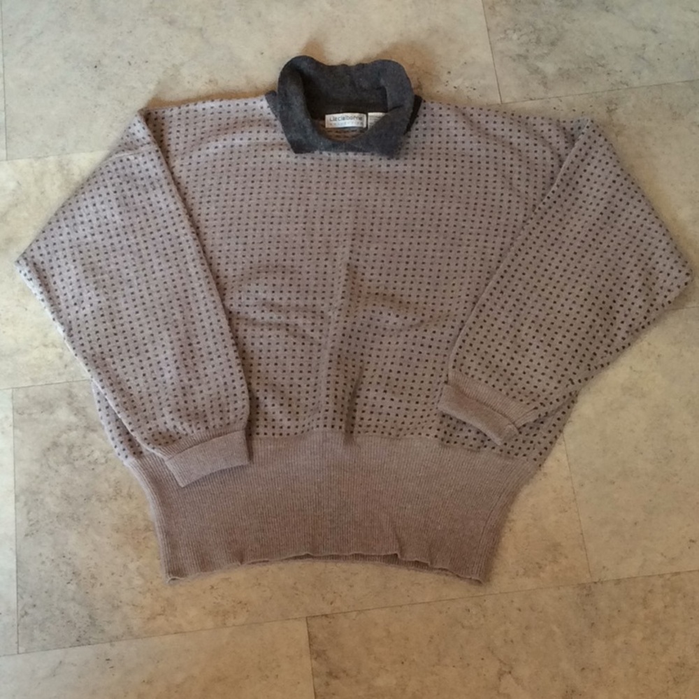 Vintage Liz Claiborne Lambswool & Angora Sweater